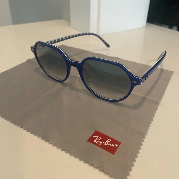Ray-Ban | Accessories | Rayban Sunglasses Blue Checkered  display picture 3